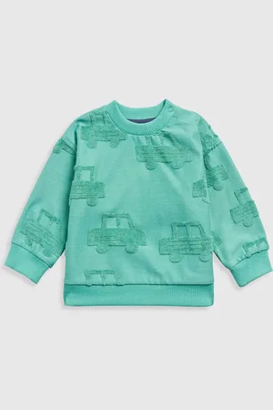 Mothercare Boys Embroidered Pure Cotton Sweatshirt