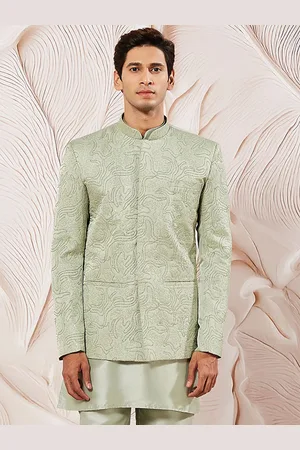 Vastramay Embroidered Two Piece Slim Fit Bandhgala Jodhpuri