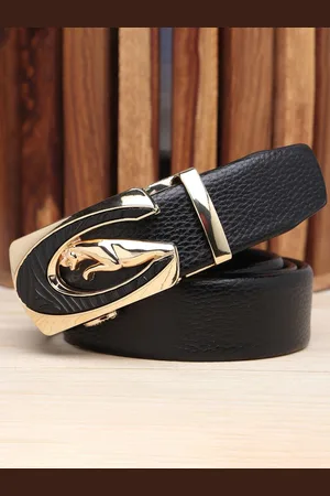 Winsome Deal Men Slider Buckle Closure Textured Casual Belt