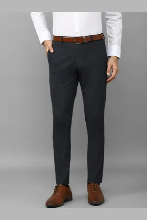 Louis Philippe Men Mid Rise Slim Fit Formal Trousers