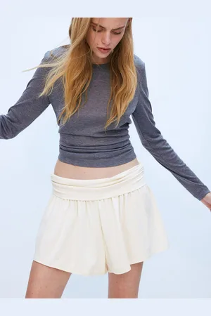 H&M Women Gathered Viscose Shorts