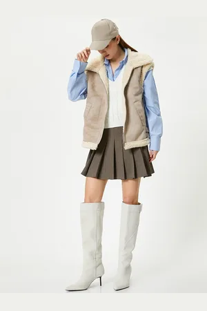 Koton Hooded Sleeveless Parka Jacket