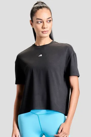 BOLDFIT Dry Tech Crop Gym Tshirt
