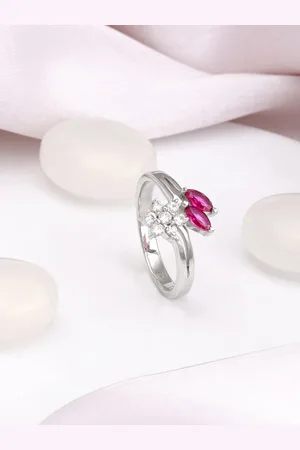GIVA Silver-Plated 925 Sterling SilverFinger Ring