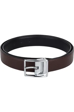 Winsome Deal Men Tang Closure Textured Formal Belt