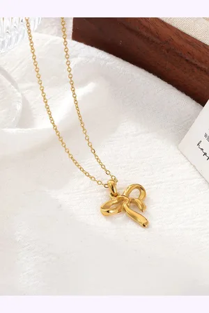 DressBerry 18K Gold-Plated Stainless Steel Pendant With Chain