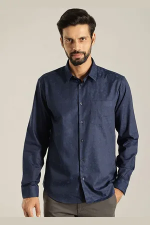 Indian Terrain Men Slim Fit Opaque Casual Shirt