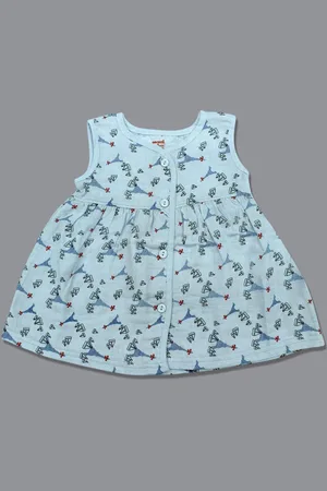 Born Print Organic Cotton A-Line Dress