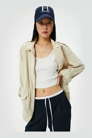 Koton Women Longline Bomber Jacket