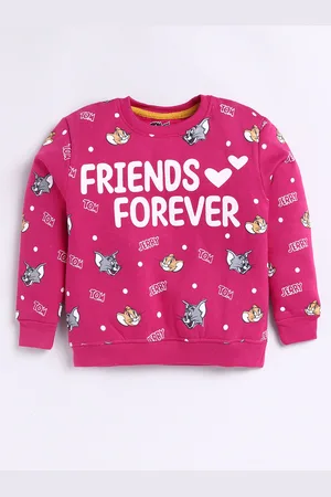 Eteenz Girls Tom & Jerry Printed Sweatshirt