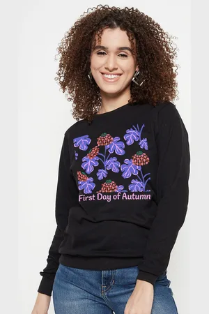Mast & Harbour Women Printed Sweatshirt