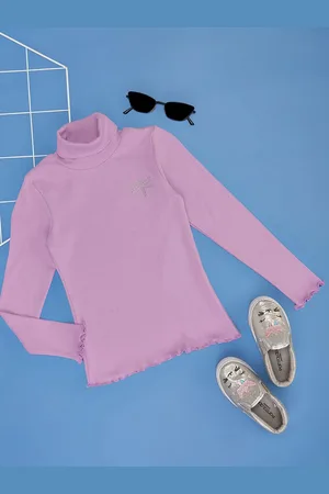 Pantaloons Girls Cotton Striped Sweatshirt