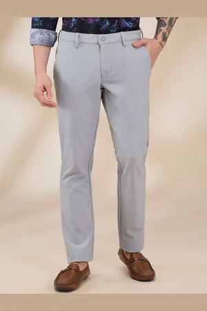 Park Avenue Men Mid-Rise Regular Trousers