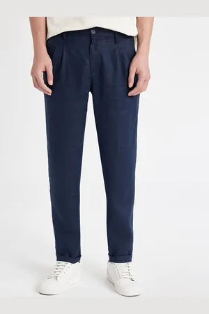 DeFacto Men Mid Rise Linen Trouser