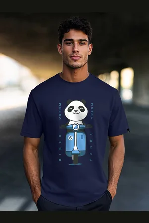 Bewakoof Men Blue Printed T-shirt