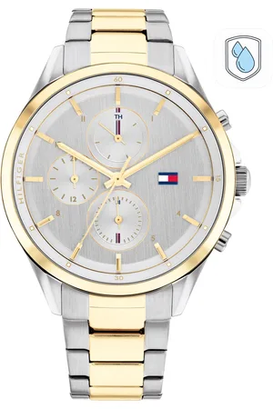Tommy Hilfiger Women Silver-Toned Dial & Gold-Plated Analogue Watch TH1782422W