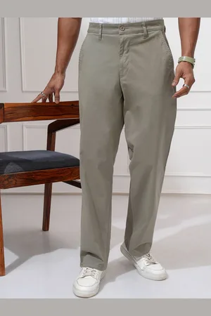 LocoMotive Men Relaxed Fit Cotton Chinos Trousers