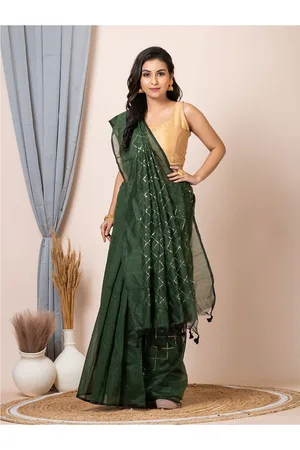 Laa Calcutta Embellished Sequinned Saree