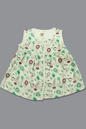 Born Print Organic Cotton A-Line Dress