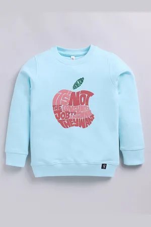 Ginie Girls Graphic Printed Round Neck Sweatshirt
