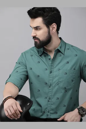 Roadster The Lifestyle Co. Men Pure Cotton Opaque Printed Casual Shirt