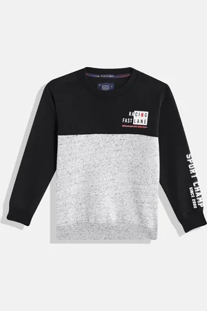 Indian Terrain Boys Colourblocked Sweatshirt