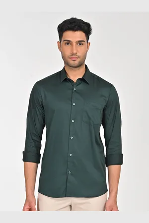Indian Terrain Men Slim Fit Opaque Casual Shirt