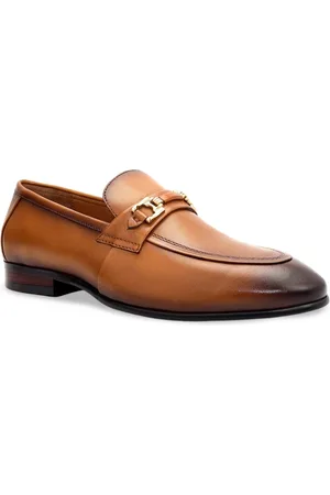 ROSSO BRUNELLO Men Leather Formal Loafers