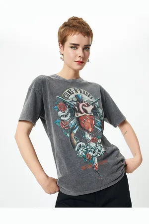 Koton Women Printed Applique T-shirt