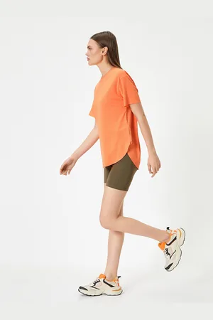 Koton Women Solid Round Neck T-shirt