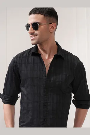 LocoMotive Luxe Men Dobby Casual Regular Fit Shirt