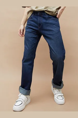 Lifestyle Men Straight Fit High-Rise Jeans