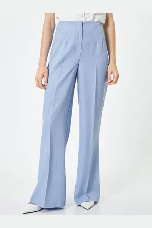 Koton Women Mid-Rise Parallel Trousers