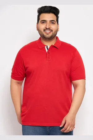 Club York Plus Size Polo Collar T-shirt