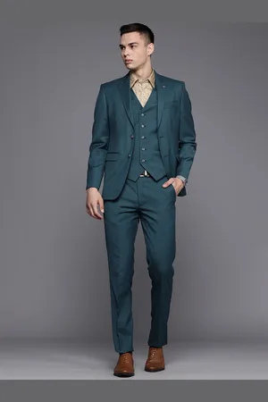 Louis Philippe Men Slim Fit 3-Piece Formal Suit