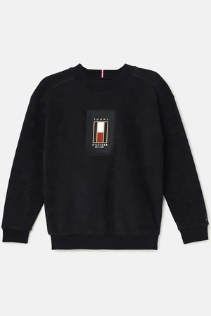 Tommy Hilfiger Boys Solid Round Neck Sweatshirt