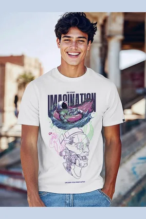 Bewakoof Men Printed Pure Cotton T-shirt