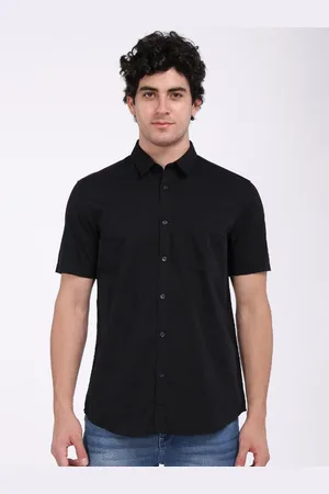 Indian Terrain Men Classic Slim Fit Opaque Casual Shirt