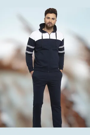 WILD WEST Striped Hooded Tracksuit