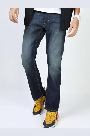 Ketch Men Blue Straight Fit Light Fade Stretchable Jeans