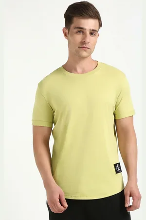 Calvin Klein Men Solid Round Neck Cotton T-shirt