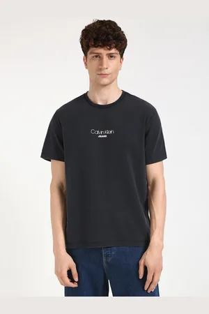 Calvin Klein Men Typography Applique T-shirt