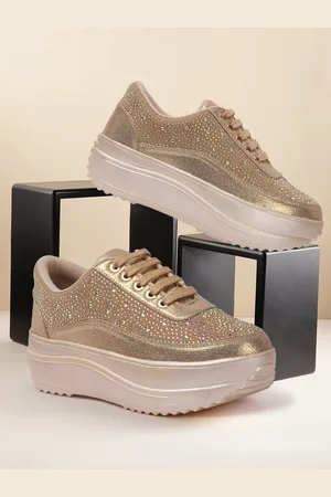 Vendoz Women Velvet Sneakers