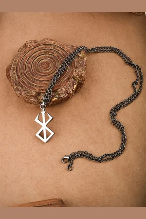 COMICSENSE Rhodium-Plated Anime Cosplay Pendants with Chains
