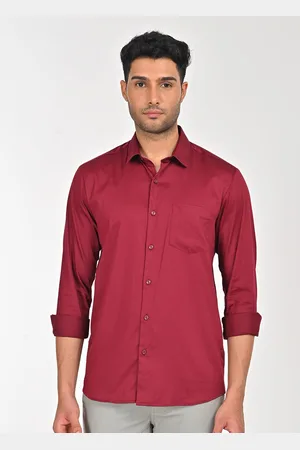 Indian Terrain Men Slim Fit Opaque Casual Shirt