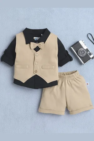 BUMZEE Boys Pure Cotton Shirt with Shorts