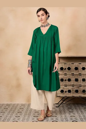 InWeave Women Flared Sleeves Kurta