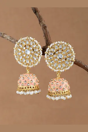 Dastoor Dome Shaped Jhumkas Earrings