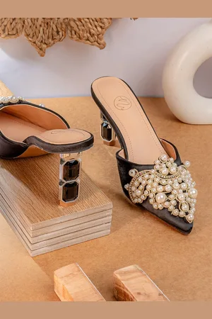 Nidhi Rathi Women Embellished Party Stiletto Sandals