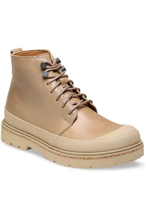 Birkenstock Prescott Taupe Regular Width Natural Leather Boots